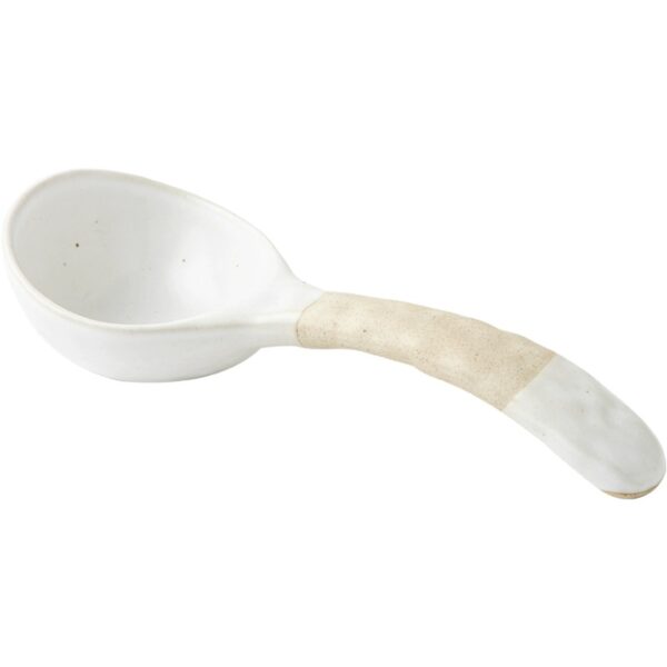 Thickened Retro Ceramic Soup Spoon