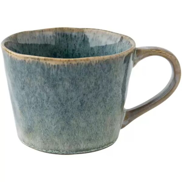 Retro Ceramic Ripple Mug