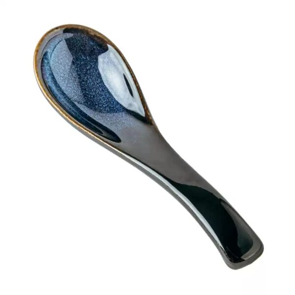Starry Sky Glaze Ceramic Soup Spoon