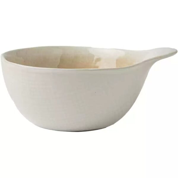 Irregular Shaped Ceramic Dipping Bowl for Hot Pot