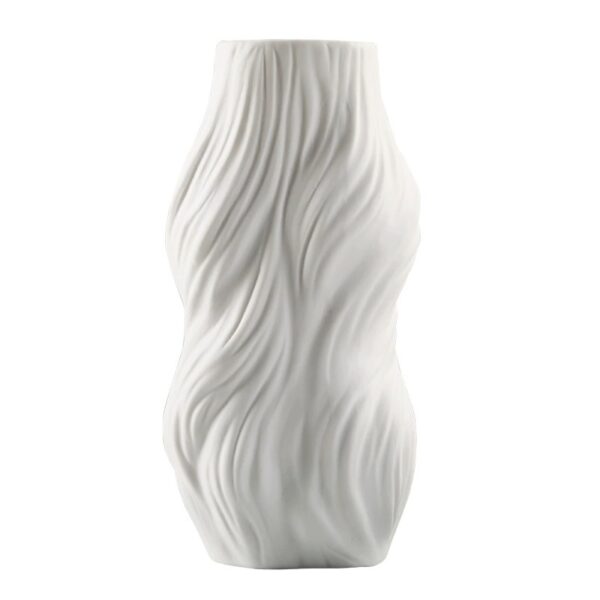 Minimalist White Porcelain Vase