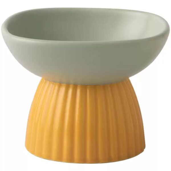 Unique Shaped Ceramic Pedestal Plate
